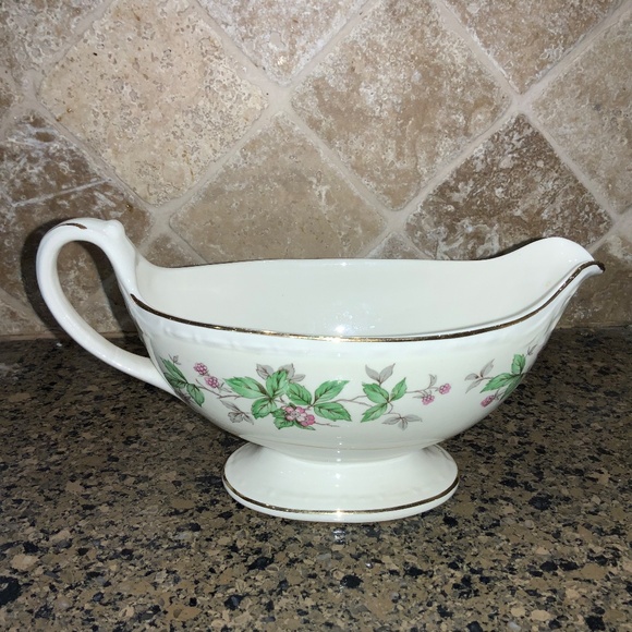 Homer Laughlin Eggshell Georgian Greenbriar Gravy Boat pour spout china 50 N 5 - Picture 3 of 6